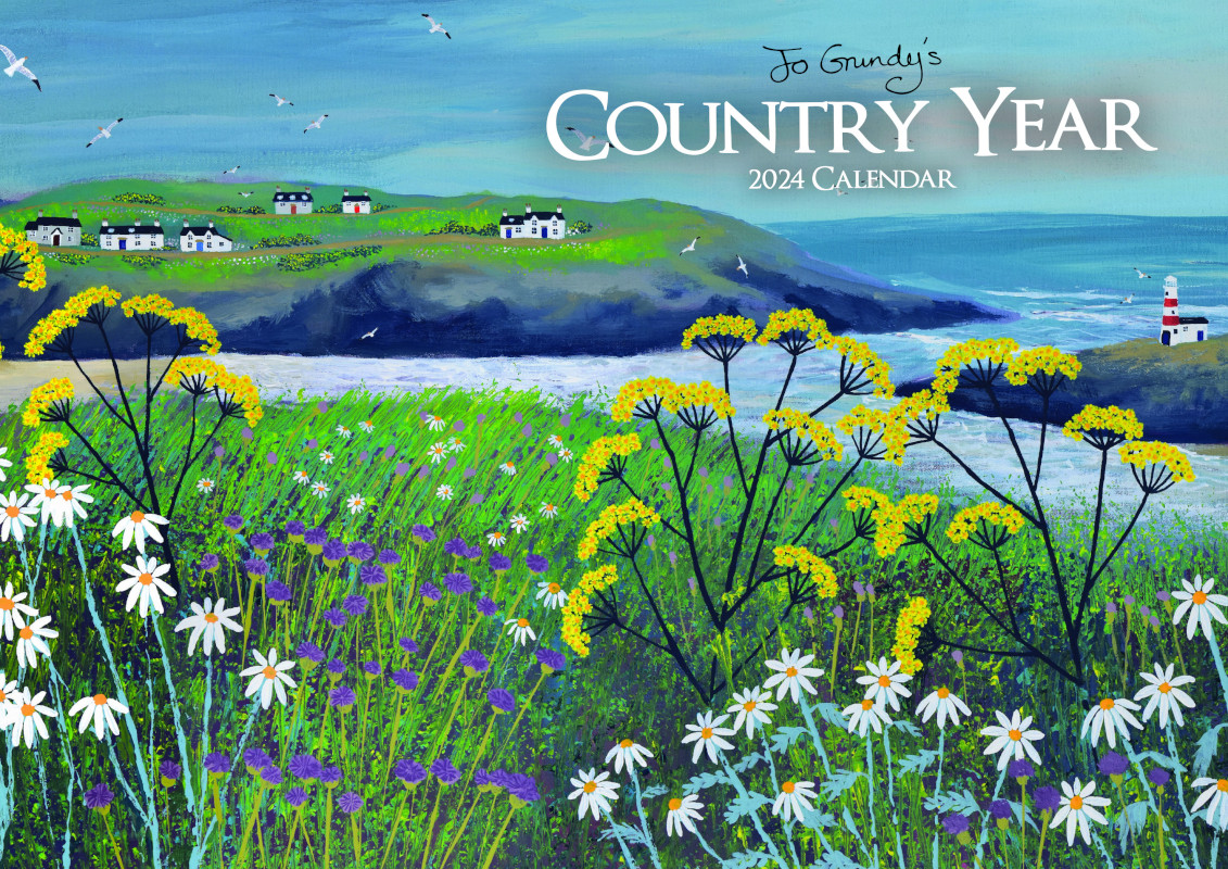 Jo Grundy Country Year A4 Calendar 2025 