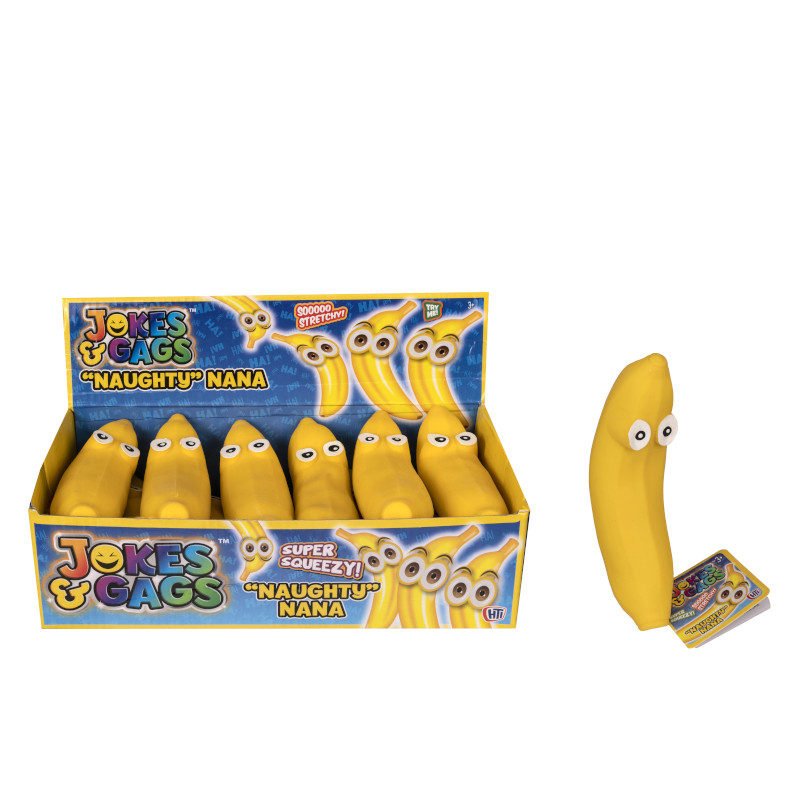 Jokes and gags squeezy banana hot sale
